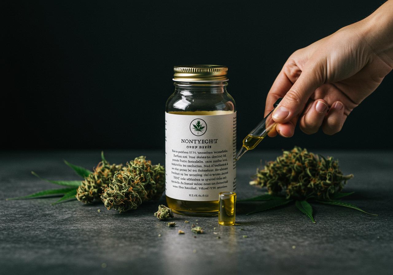 Cannabis Tincture Or Oil Infusion